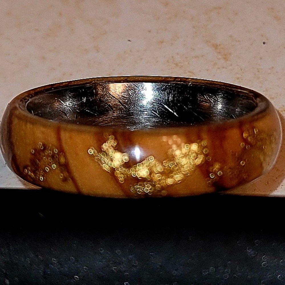 Custom wood ring